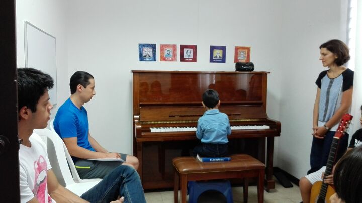 Sebastián en el ensayo